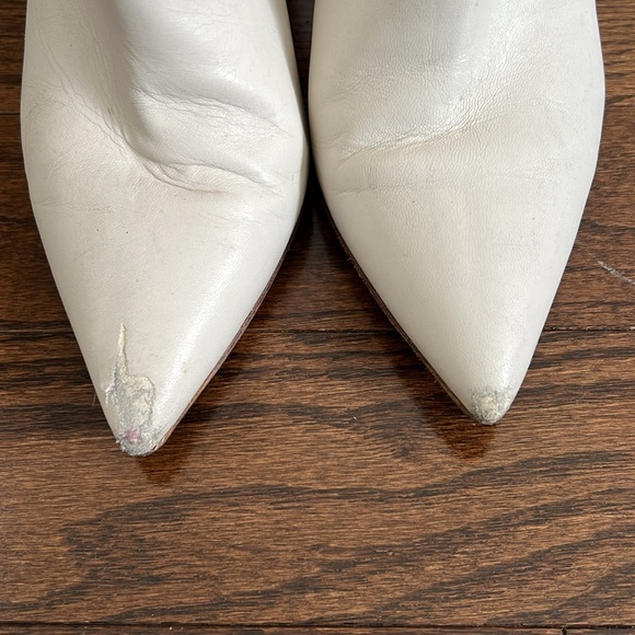 Gianvito Rossi White Leather Boots - Picture 5 of 8